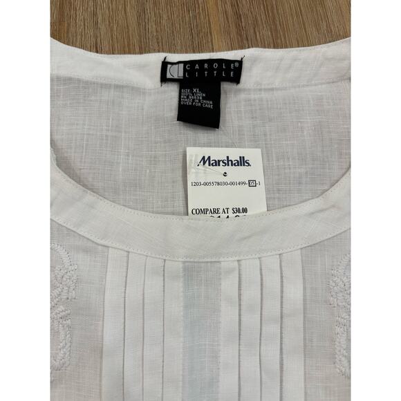 NWT CLASSIC WHITE SLEEVELESS TOP SIZE XL - Picture 3 of 8